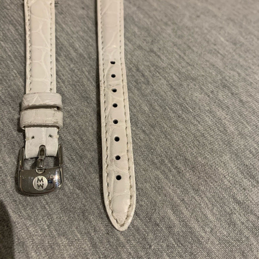 Michelle | White Alligator Watch Band